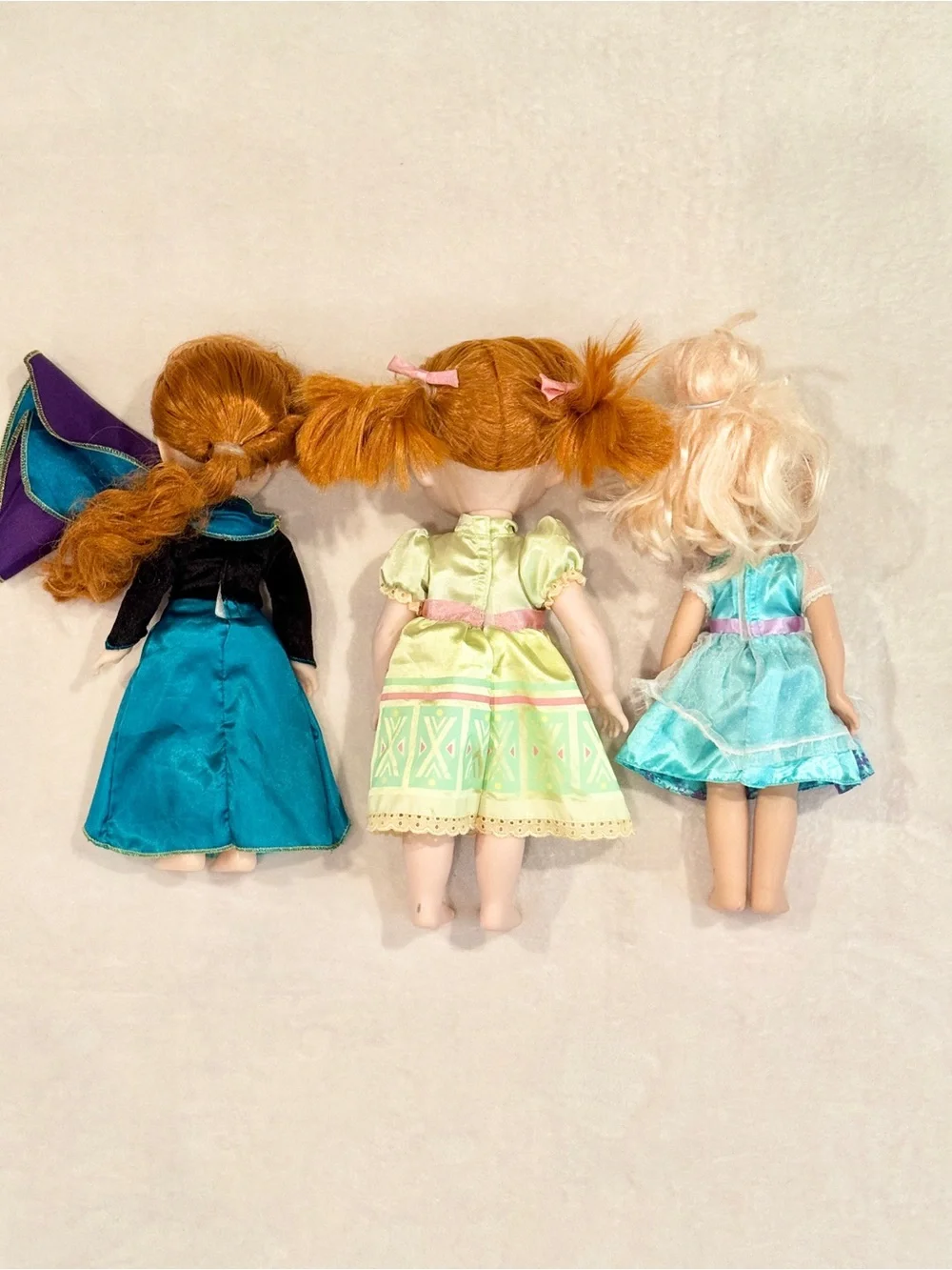 Bundle of 3 Frozen Elsa and Anna Dolls